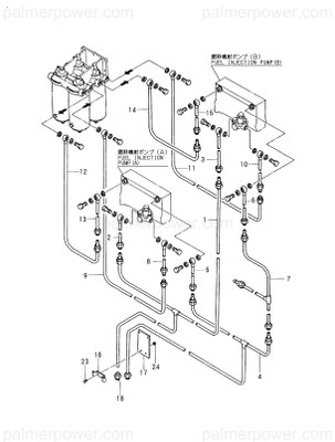 Order YANMAR 148006-59110 Pipe Assy, Fuel
