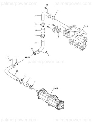 Order YANMAR 127698-49780 Pipe Cmp, Mgn133 Out