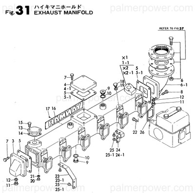 Order YANMAR 135610-13071 Bend, Exhaust
