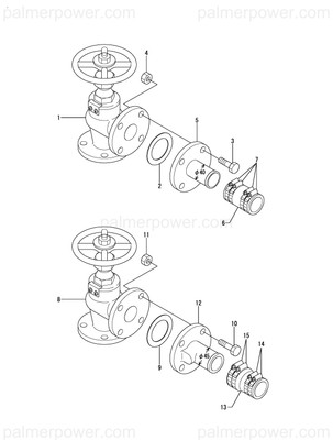 Order YANMAR 43600-554270 Valve, Angle