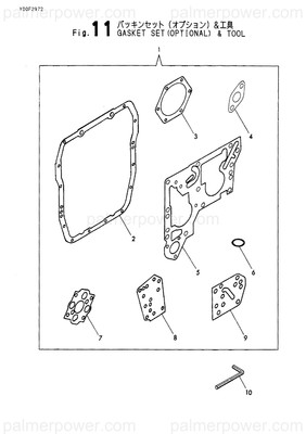 Order YANMAR 177069-04770 Gasket, Valve