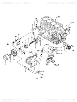 Order YANMAR 129677-33100 Nut, Oil Cooler M20