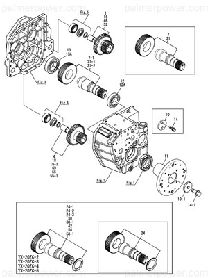 Order YANMAR 177058-03623 Shaft Assy, Output