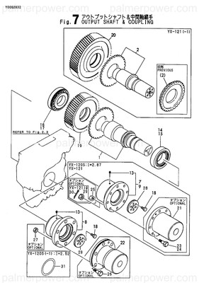 Order YANMAR 177055-03781 Gear, Z=67