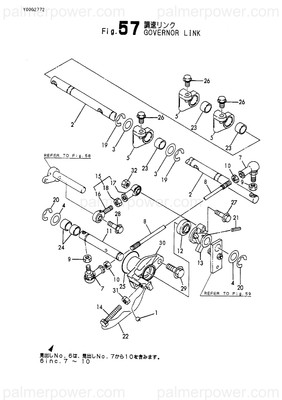Order YANMAR 128633-66370 Nut, M8
