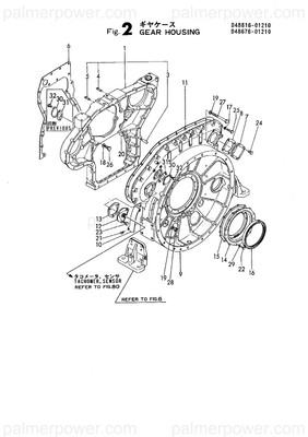 Order YANMAR 148616-01600 Housing, Flywheel