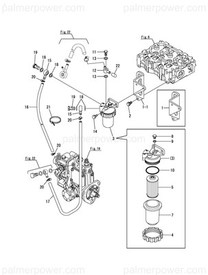 Order YANMAR 128890-59051 Pipe, Fuel