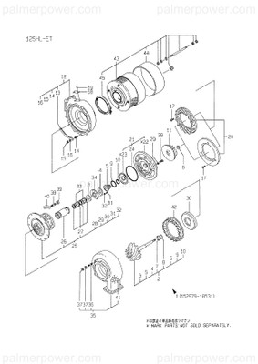 Order YANMAR XJA121063 Screw M5X14