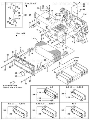 Order YANMAR 148960-44570 Washer, M12