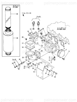 Order YANMAR 120322-13081 Flange