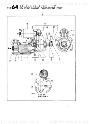 Order YANMAR X225086004 Case Assy, Gear