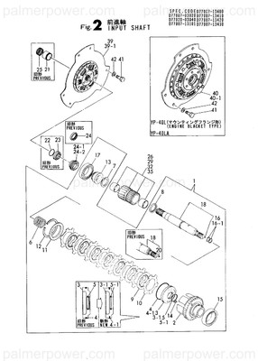 Order YANMAR 177005-03920 Roller Berg. #30312