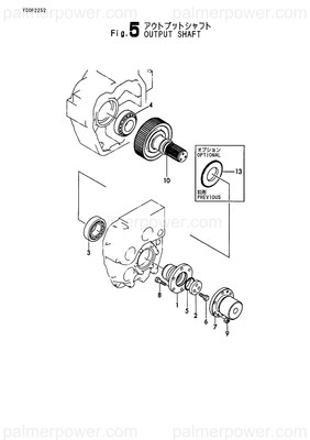 Order YANMAR 177064-03621 Shaft, I=2.50