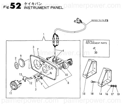 Order YANMAR 26713-040002 Nut, M4