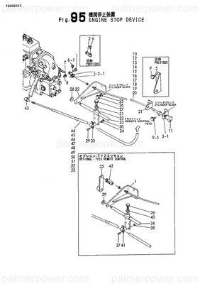 Order YANMAR 41701-002840 Cable,Remo-Con
