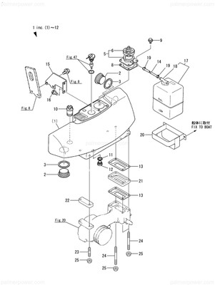 Order YANMAR 127690-44140 Spacer A,Cfw Tank