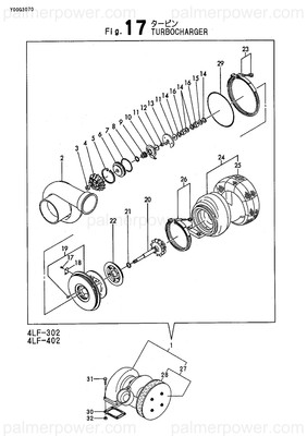 Order YANMAR X4916225300 Housing, Bearing