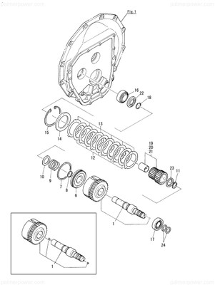 Order YANMAR 177040-03110 Pinion Assy, I=2.54