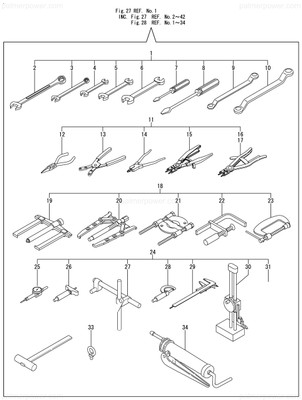 Order YANMAR 196350-98620 Tool, Puller