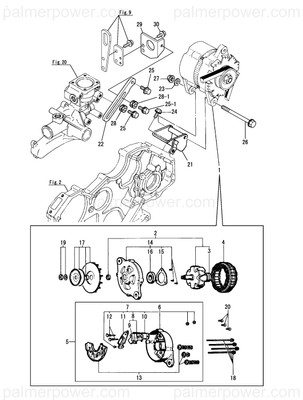 Order YANMAR 119171-77250 Bracket, Generator