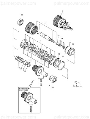 Order YANMAR 177421-03460 Pinion Assy, Z=38