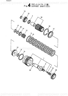 Order YANMAR 177551-03420 Pinion Assy, Z=25