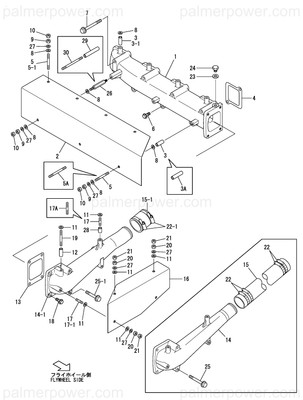 Order YANMAR 126443-18120 Duct, Air