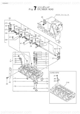 Order YANMAR 129270-11270 Support, Rocker Arm