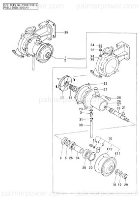Order YANMAR 24751-250010 Cup, Grease 25X1/8