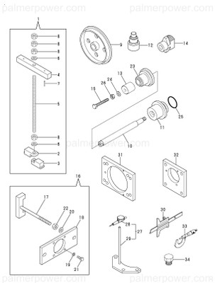 Order YANMAR 26702-120002 Nut, M12