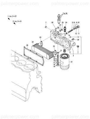 Order YANMAR 120142-33030 Core, Cooler