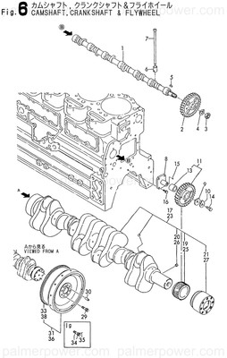 Order YANMAR 126617-21800 Flywheel Assy