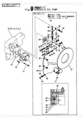 Order YANMAR 177501-07130 Pipe Assy, Brake