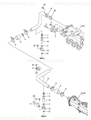 Order YANMAR 127698-49880 Pipe Assy,Hex In