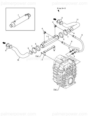Order YANMAR 177525-07110 Hose,Water In