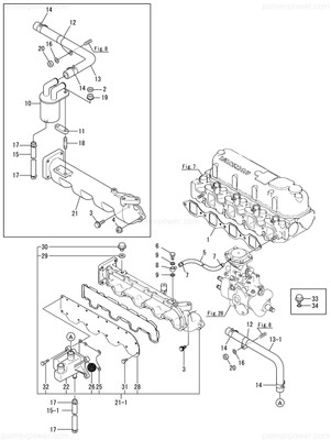 Order YANMAR 129693-03070 Retainer, Pipe