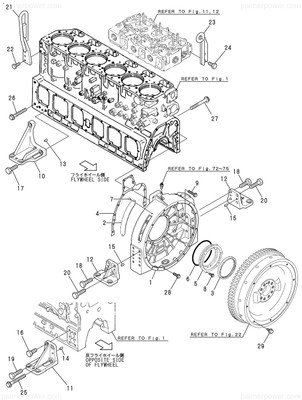 Order YANMAR 126613-01810 Foot, Mounting