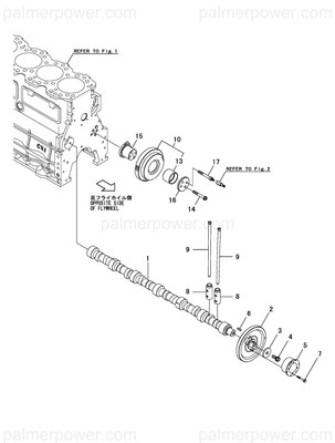 Order YANMAR 127677-25400 Shaft