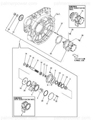 Order YANMAR 148661-42400 Gear,Sw Pump