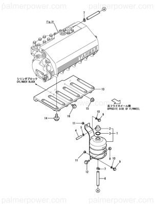 Order YANMAR 126660-44600 Bracket