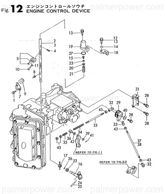 Order YANMAR 120270-61980 Lever, Stop