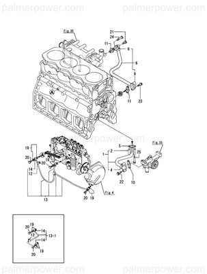 Order YANMAR 124411-39450 Pipe Assy, Oil