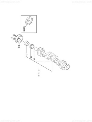 Order YANMAR 41300-550650 Damper