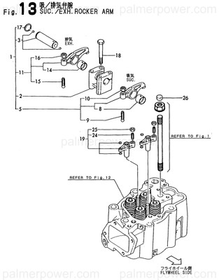 Order YANMAR 726616-11910 Bridge Assy, Valve