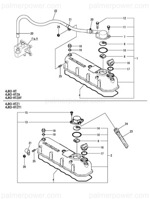 Order YANMAR 129697-03090 Pipe, Breather