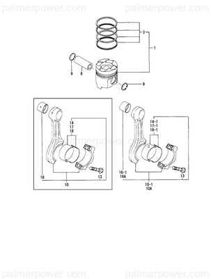 Order YANMAR 128624-23120 Metal,Piston Pin