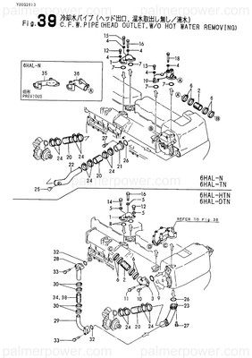Order YANMAR 43580-550591 Pipe, Water