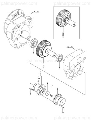 Order YANMAR 177566-03630 Shaft Assy, Output
