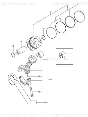 Order YANMAR 748960-23180 Rod Assy, Connecting