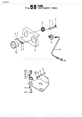Order YANMAR 126650-91130 Bracket